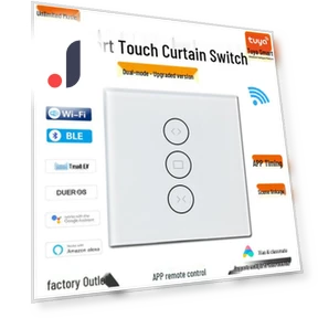 Smart WiFi Curtain Switch — Smart Home Hubs & Controllers, TrendVibeCN