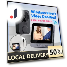 Wireless Doorbell with Camera and Intercom — Smart Home Security, The Romantics