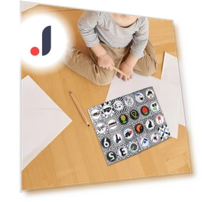 Black and White Sensory Learning Cards — Infant & Early Childhood Playthings, Sewing
