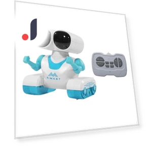 Electronic Robot Toy Dancing with LED Lights and Music — Infant & Early Childhood Playthings, Sports