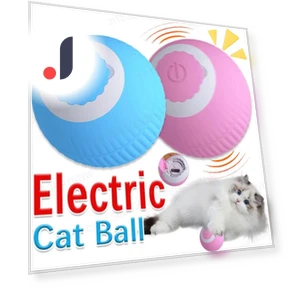Interactive Ball Self Rolling Ball Pet Electric Smart Toy — Interactive Animal Companions, Shejmrtw