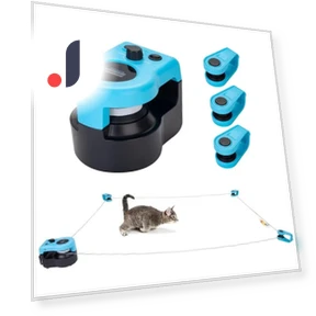 Interactive Cat Toys Adjustable Speed Smart Teaser Cat Toys 2024 Cat Treadmill Indoor — Cat Playthings, dewang21