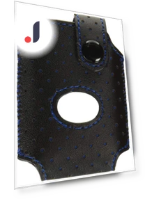 Perforated Leather Key Cover — Key Holders & Accessories, SAMURAI STYLE