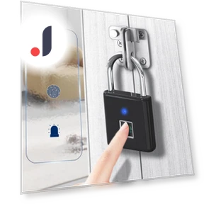 Portable Fingerprint and Password Lock — Locks, SHbeimao