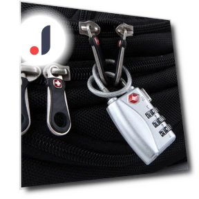 Portable Hanging Lock with Steel Cable — Luggage Locks, Yaoyao27
