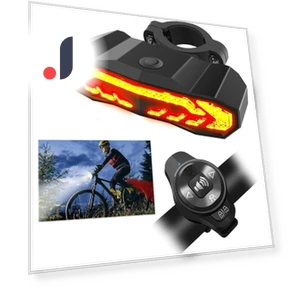 Smart Bike Tail Light with Turn Signals — Bike Light Sets, yunran