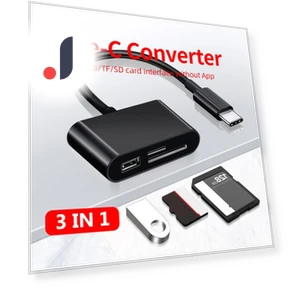 Smart Phone Data Transfer Memory Card OTG Adapter — USB-to-USB, wuhiyong