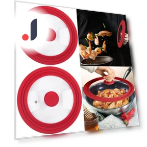 Smart Silicone Lid for Pots and Pans — , egenqnk