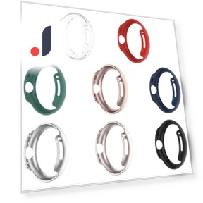 Smart Watch Accessories Shell Frame PC Cover Screen Protector Case Protective — Smartwatch Protectors, JSxinshijiao
