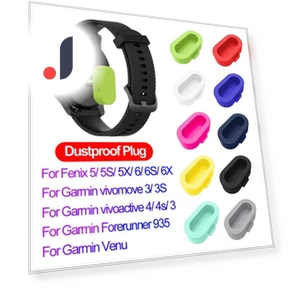 Soft Smart Watch Charging Port Silicone Antidust Cover Case Dustproof Plug — Smartwatch Charging Solutions, pinxingwen