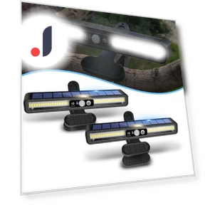Solar Sensor Light Clip On Outdoor Yard Garden Lighting — Outdoor Security & Flood Lighting, CDjiangqi
