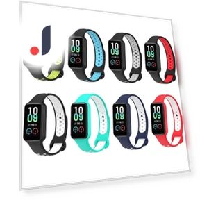 Two-Color Breathable Replacement Bracelet Silicone Strap — Bands, LOjsbasn4