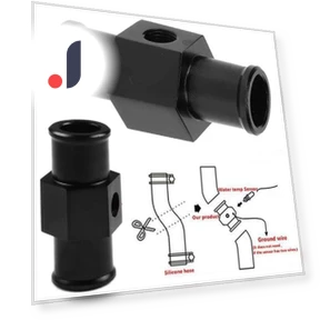 Water Temperature Gauge Radiator Sensor Tee Joint Pipe — Water & Oil Temperature, CSyeyue