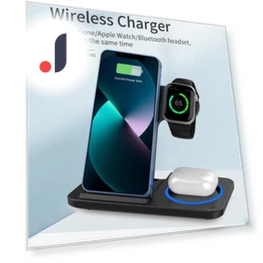 3-in-1 Folding Wireless Charging Stand — Chargers, AI Market