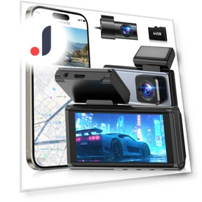 Drive Recorder Front and Rear Camera — Rearview Cameras for Cars, Aqielev