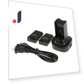 Dual Charging Station with 2 Rechargeable Batteries and USB Cable — Chargers, Hobbies mall