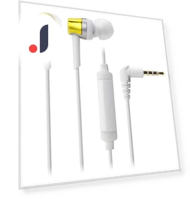 Earphones Wired Remote Control with Microphone — Audio Gear, Audio Technica