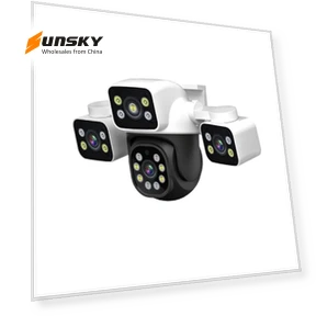 HD Motion Detection WiFi Three-screen PTZ IP Camera — Security Cameras, ESCAM
