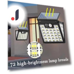 LED Motion Sensor Wall Lamp Solar Light — Outdoor Security & Flood Lighting, YH-Led Lighting