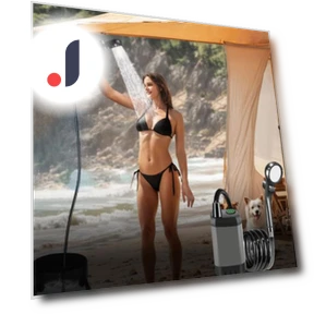 Portable Electric Shower — Outdoor Showers, Pavo