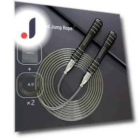 Self-Locking Aluminum Handle Smart Gravity 4.0 Steel Cable Jump Rope — Jump Ropes, Zoomer