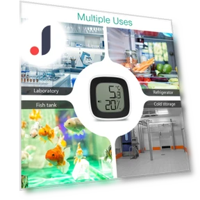Smart Digital Hygrometer with Probe — Home Climate Control, Leisure outdoor