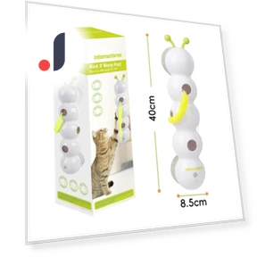Smart Motion-Sensing Worm Toy for Cats — Cat Playthings, YJMP Top