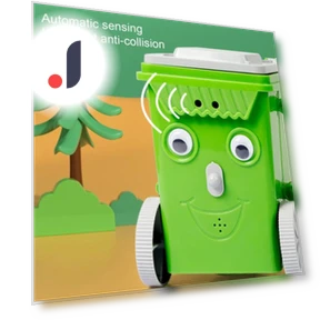 Smart Obstacle-Avoiding Electric Trash Can — Kitchen Cans, Household kitchen