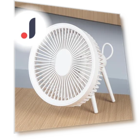 USB Desktop Fan with Night Light — Portable Cooling Solutions, Hobbies mall