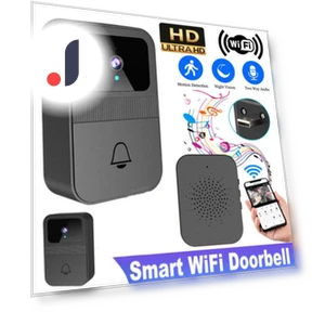 Wireless Smart Doorbell with Night Vision — Smart Home Security, leerpai