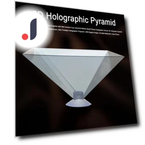 3D Hologram Pyramid Display Projector — 3D Glasses, Home Textile Star