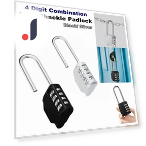 4 Digit Password Code Cabinet For Luggage Combination Smart Lock — Luggage Locks, Haixuelec