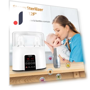 4-in-1 Multi-Functional Smart Temperature Control Electric Sterilizer with Baby Food Warmer — Warmers & Sterilizers, Huang Bo Ran