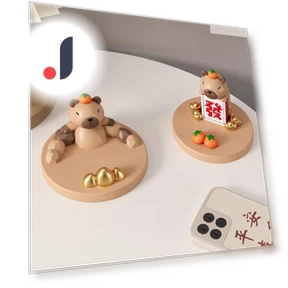 Anti-slip Capybara Mobile Phone Holder — Phone Stands, YajingGlass