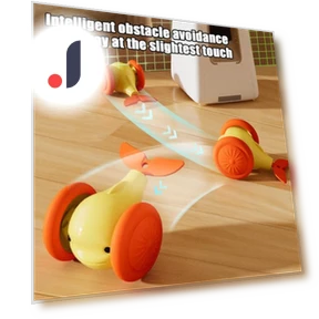 Automatic Moving Cat Toy with Light-Up Wheels — Cat Playthings, Pet park