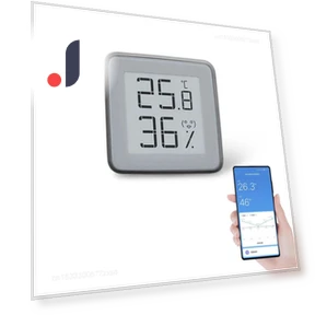 Bluetooth Thermometer with E-Ink Screen — Home Climate Control, Leisure outdoor