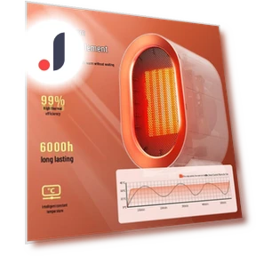 High Power 1200W Desktop Ceramic PTC Heater Fan — Portable Heating Solutions, Little Sun