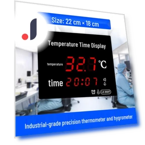 High-Temperature LED Display Controller with Waterproof Probe — Temperature Measurement Tools, Discount Domain