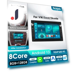 Intelligent Screen 8-core DSP Car Multimedia Player — Stereo Receivers, Hizpo