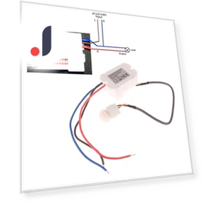 Mini Recessed PIR Ceiling Occupancy Motion Sensor Detector Light Switch — Motion Sensors, JOHO