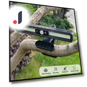 Outdoor Solar Motion Sensor Light — Outdoor Security & Flood Lighting, HappyhomeEE