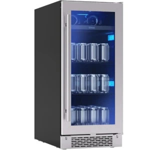 Slim Beverage Fridge, Zephyr