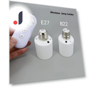 Smart Bulb Holder with Remote Control — Light Sockets, XHJ12