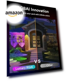 Smart Landscape Lights — Outdoor Security & Flood Lighting, Lumary