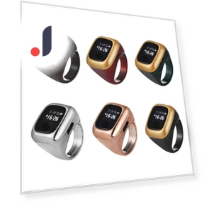 Smart OLED Ring with Multi-Channel Vibration Alerts — Smart Rings, Discount Domain