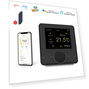 Smart Thermostat with Color Screen — Smart Climate Control, Discount Domain