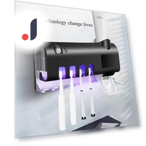 Smart Toothbrush Holder with Automatic Dispenser — Toothbrush Holders, weve