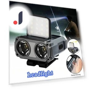 Ultra Bright Rechargeable Headlamp LED Sensor Head Torch — Flashlights, YH FlashLight