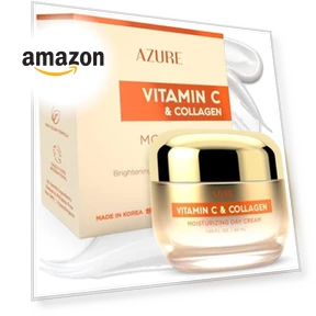 Vitamin C & Collagen Face Moisturizer — Facial Hydration, Azure Cosmetics
