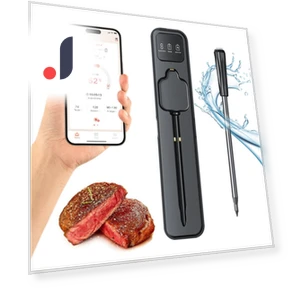 Wireless Smart Meat Thermometer with Bluetooth — Grill Thermometers, Leisure outdoor